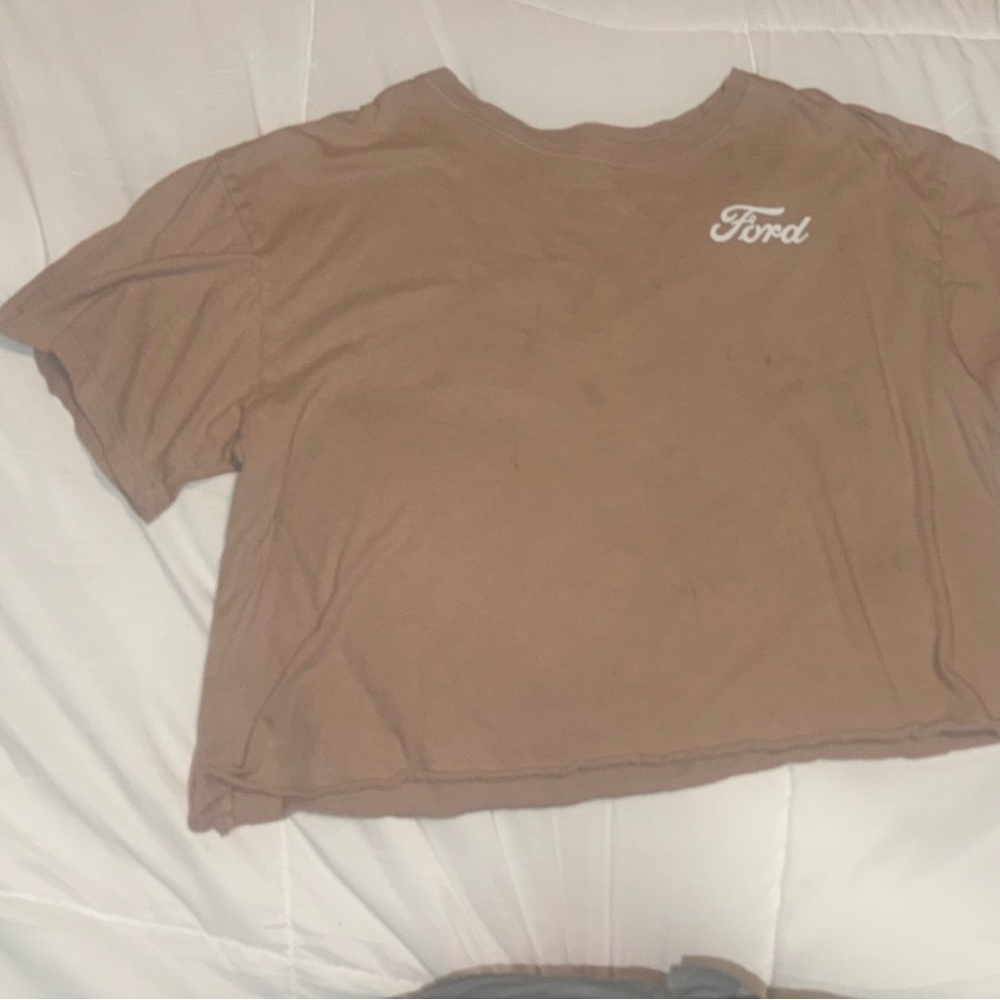 Ford Women's Tan Crop Top